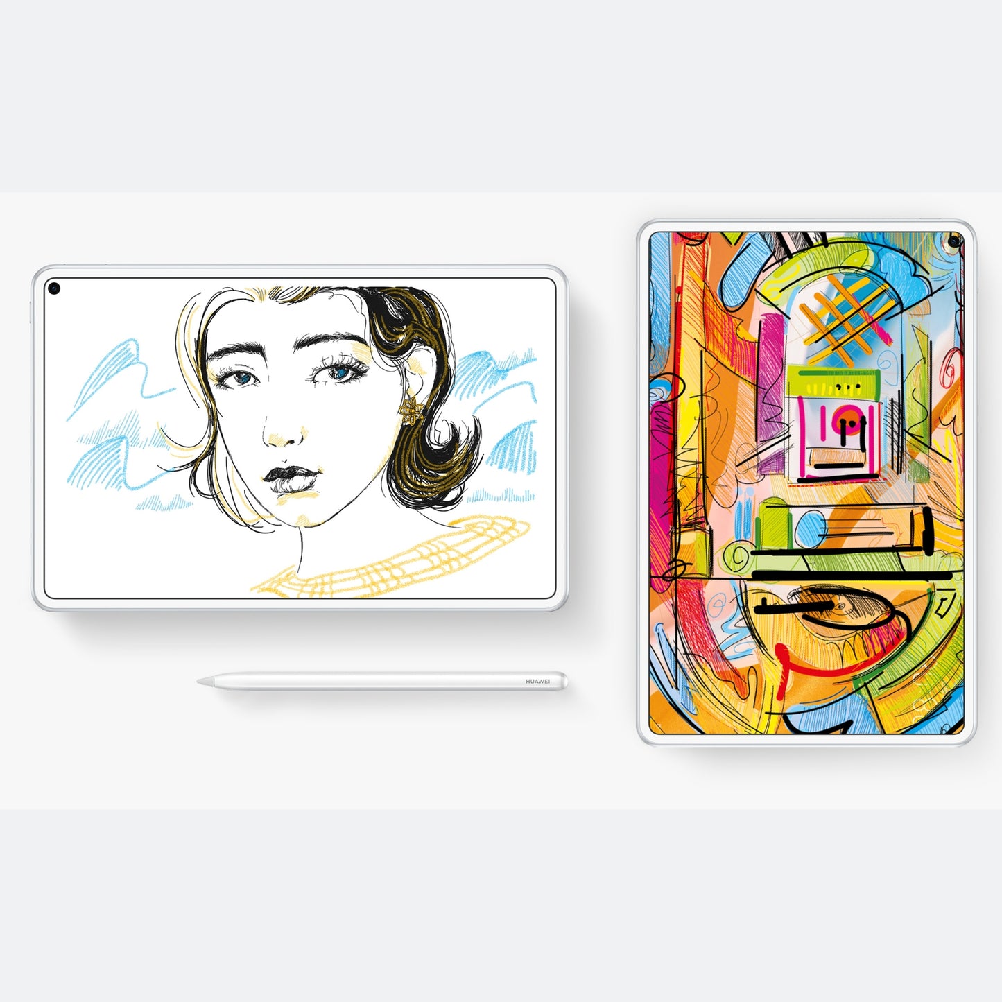 HUAWEI M-Pencil Stylus Pen, 2nd Generation Capacitive Pen, 4096 Grade Pressure Sensitivity, Inclination Sensing, Anti-Fingerprint, Low Latency, Double Tap to Switch between, Magnetic Charging, Compatible MatePad 11, MatePad Pro 10.8 / 12.6