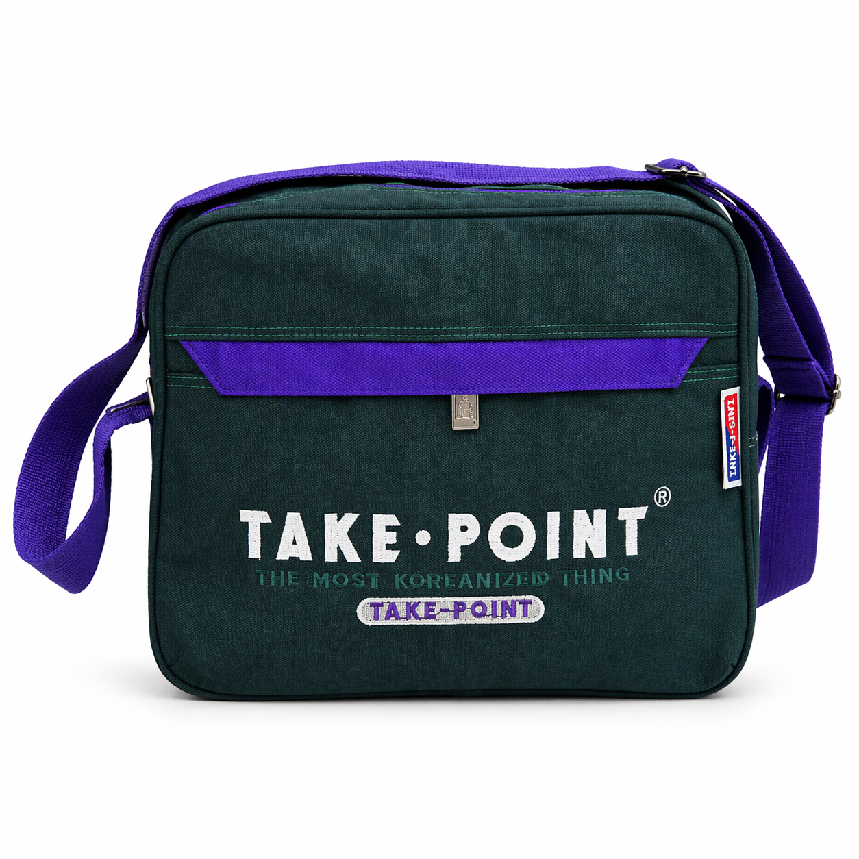 Take-Point Premium Canvas Messenger Documents Bag with Adjustable Shoulder Strap – Durable, Spacious Office & Travel Organizer