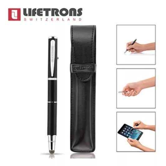 Lifetrons Multi-function Handwriting Pen Stylus Pen Touch Laser Pen (No.: FG-3009-BK-I)