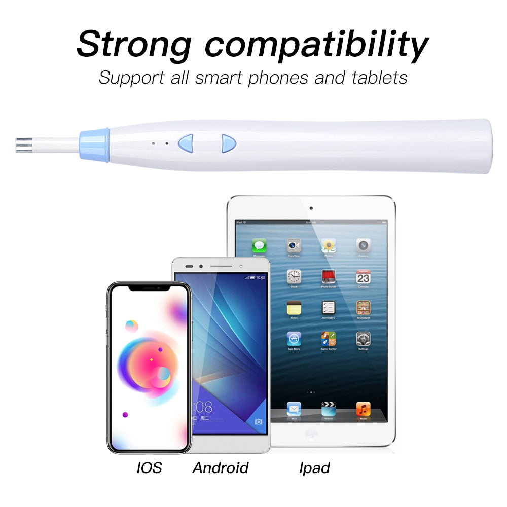Wifi Visual Ear  F180B 3.9mm Spoon  Earpick Inspection Camera Video USB Visual Ear Cleaner For IOS\Android