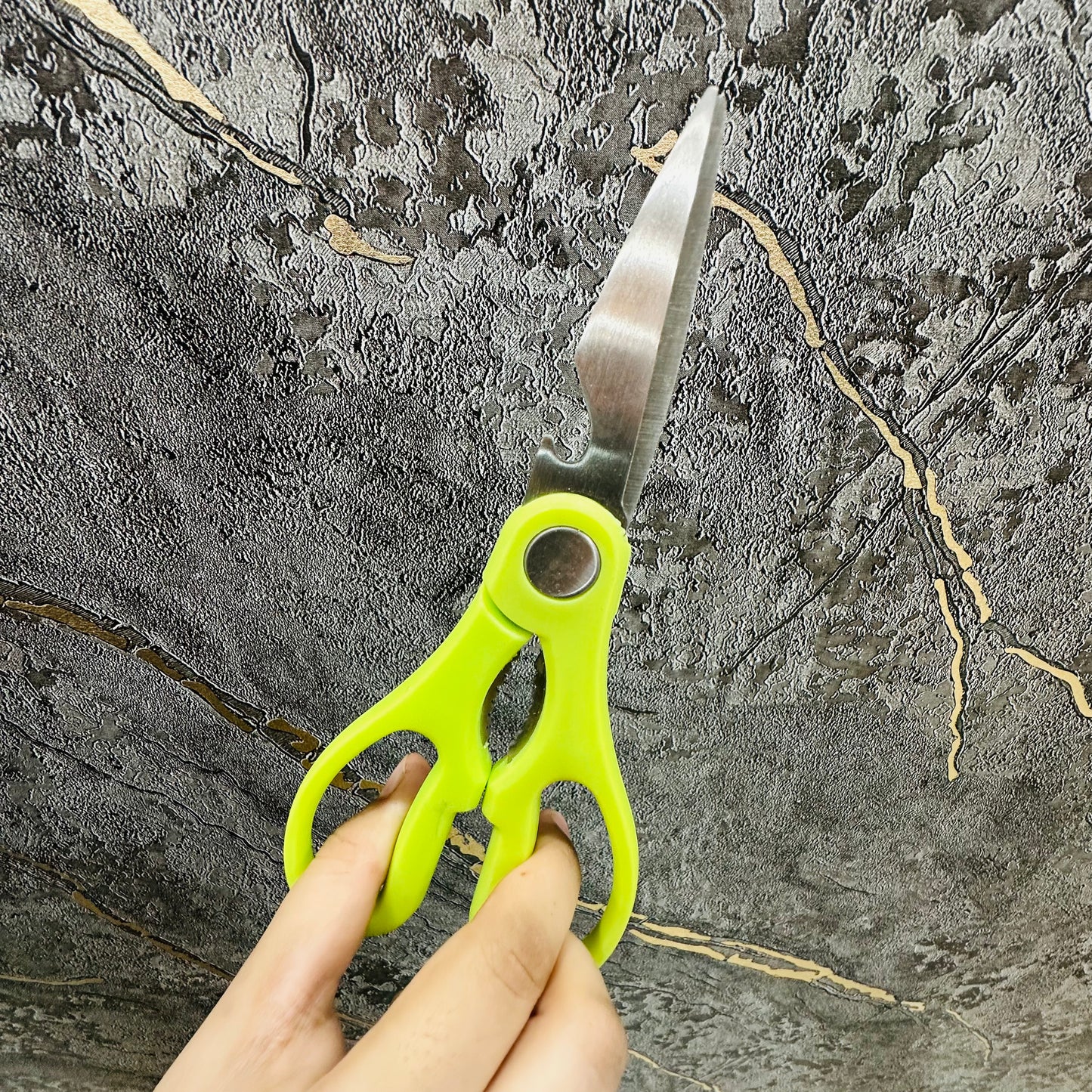 6 Piece Kitchen Knife Set, Stainless Steel, Non-Stick Coated, Colorful Chef Knives for Cutting, Slicing, Dicing, Chopping