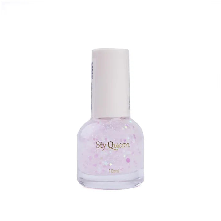 Sty Queen Water-Based Nail Polish – Non-Toxic, Quick-Dry, Peel-Off Formula for Healthy, Glossy Nails