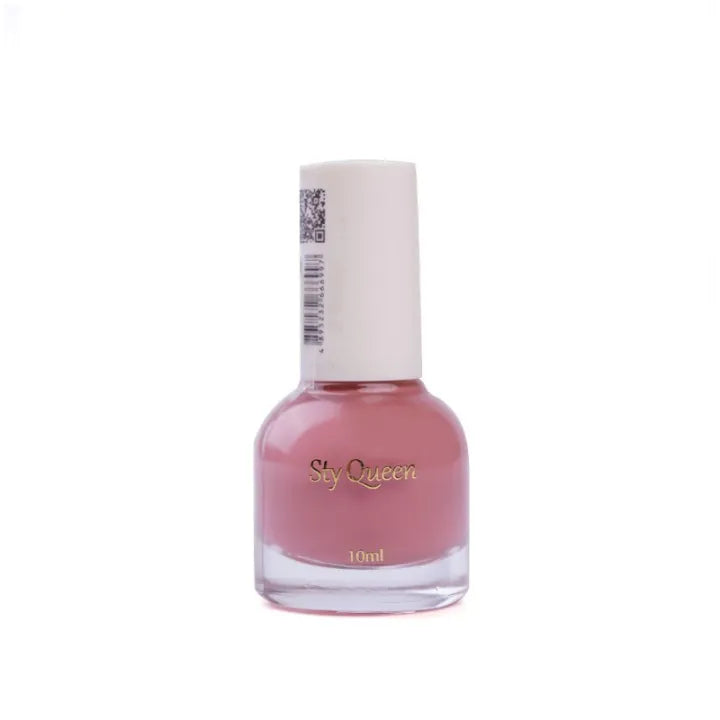 Sty Queen Water-Based Nail Polish – Non-Toxic, Quick-Dry, Peel-Off Formula for Healthy, Glossy Nails