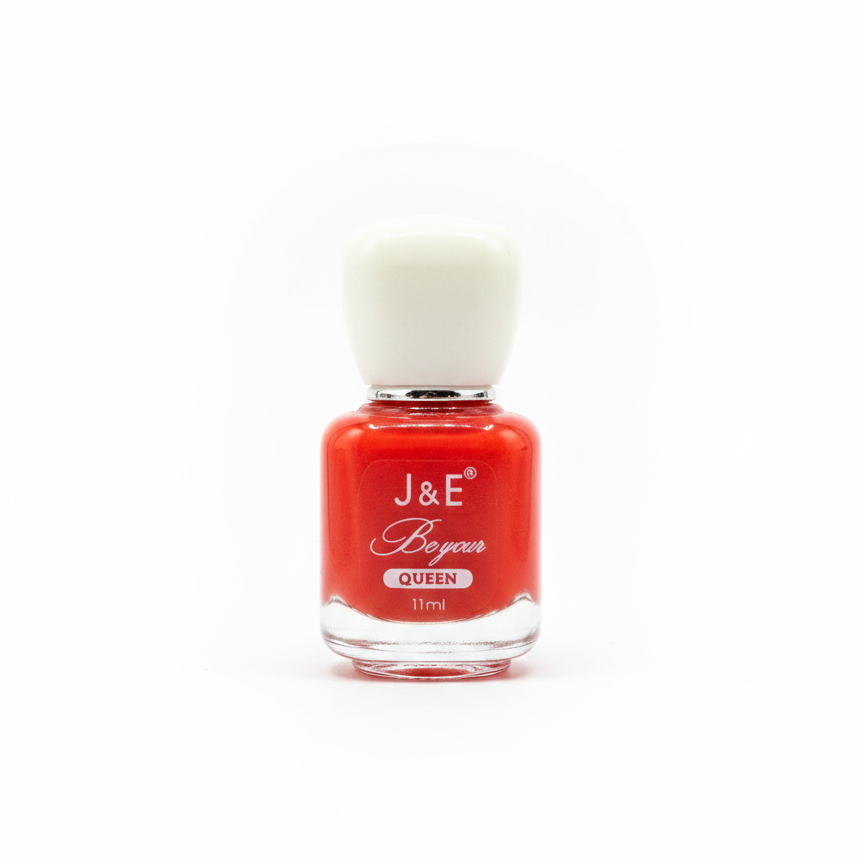 J&E Water-Based Nail Polish – Non-Toxic, Peel-Off Formula, Quick-Dry, Odor-Free, Safe for Kids & Adults, Long-Lasting Shine, Easy Removal Without Acetone