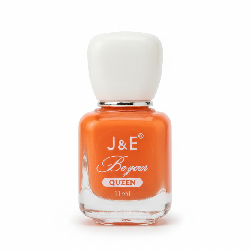 J&E Water-Based Nail Polish – Non-Toxic, Peel-Off Formula, Quick-Dry, Odor-Free, Safe for Kids & Adults, Long-Lasting Shine, Easy Removal Without Acetone
