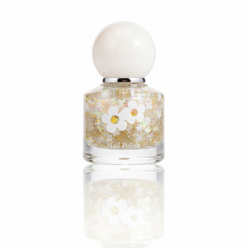 J&E Water-Based Nail Polish – Non-Toxic, Peel-Off Formula, Quick-Dry, Odor-Free, Safe for Kids & Adults, Long-Lasting Shine, Easy Removal Without Acetone