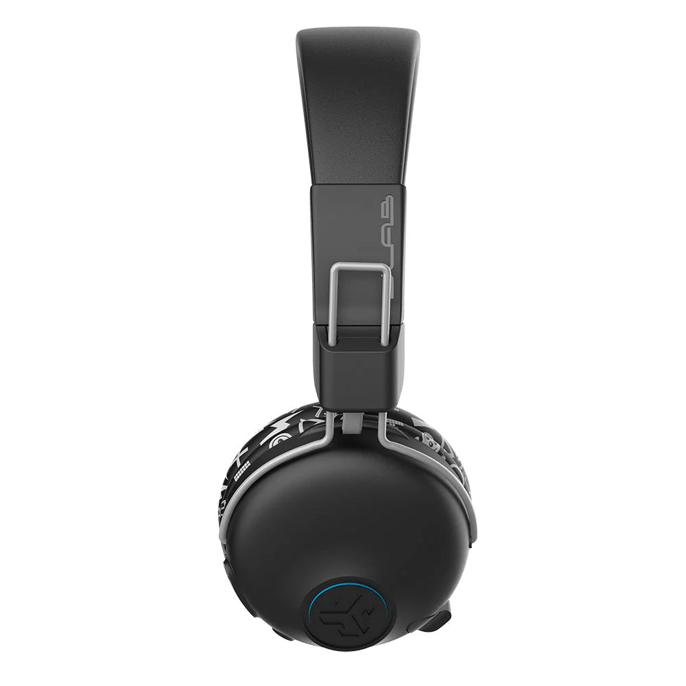 JLab JBuddies Play Gaming Headset, Wireless Headphones, 22+ Hour Bluetooth Playtime on Mobile, Volume Safe, Cable for Gaming PC, Console, Retractable Mic, Quick Mute
