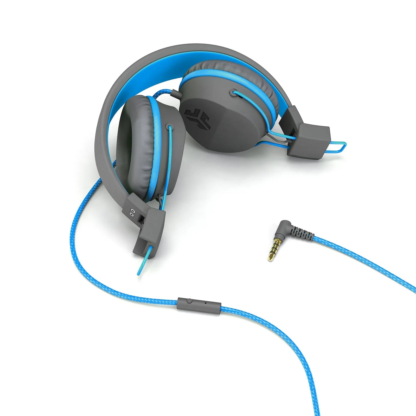 JLab JBuddies Studio On-Ear Kids Wired Headphones, Toddler Headphones, Kid Safe, Studio Volume Safe, Volume Limiter, Folding, Adjustable, Noise Isolation, with Mic