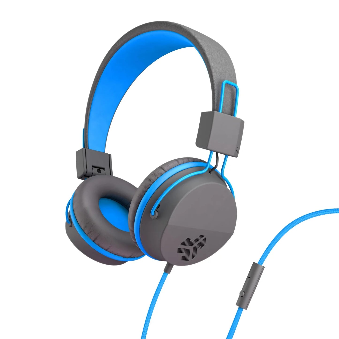 JLab JBuddies Studio On-Ear Kids Wired Headphones, Toddler Headphones, Kid Safe, Studio Volume Safe, Volume Limiter, Folding, Adjustable, Noise Isolation, with Mic