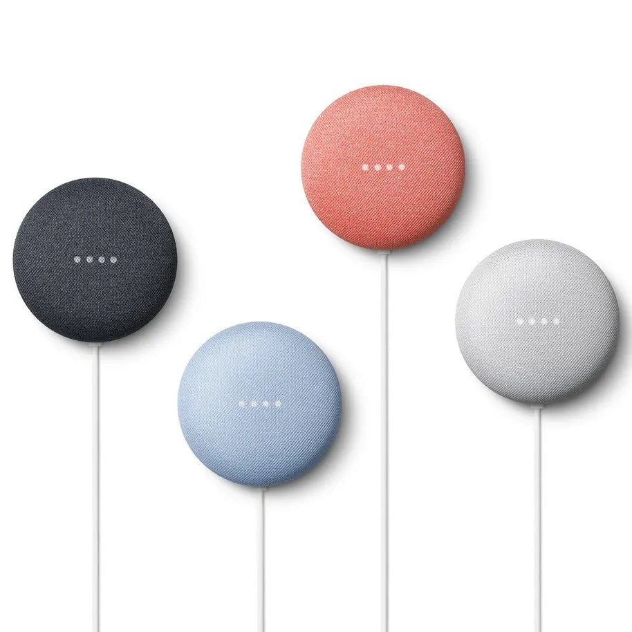Google Nest Mini 2nd Generation Smart Speaker with Google Assistant Bluetooth Speaker with English and Muliti Language Compatibility for Use Anywhere