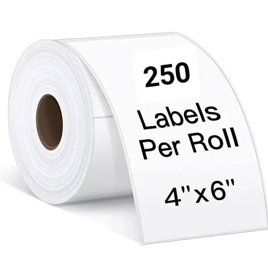 250pcs Thermal Shipping Address Labels - Direct Thermal Shipping Labels 4"x6" / 4"x5" / 4"x8" for Label Printer - Address Label Paper Compatible with MUNBYN, Rollo, and Other Thermal Printer, 1 Pack(250 Roll/Pack)