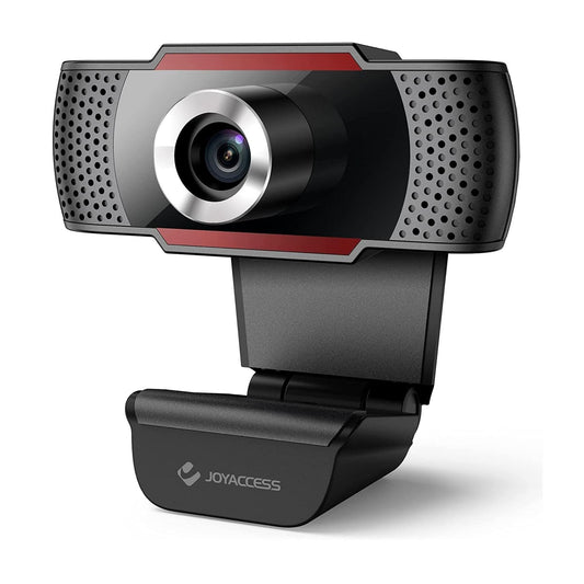 J JOYACCESS Webcam for PC, 1080p/30fps Webcam with Microphone Full HD, Plug and Play USB Webcam with 105 Degree Widescreen Screen, PC Camera for Conference, Study, Zoom, Skype, Compatible with