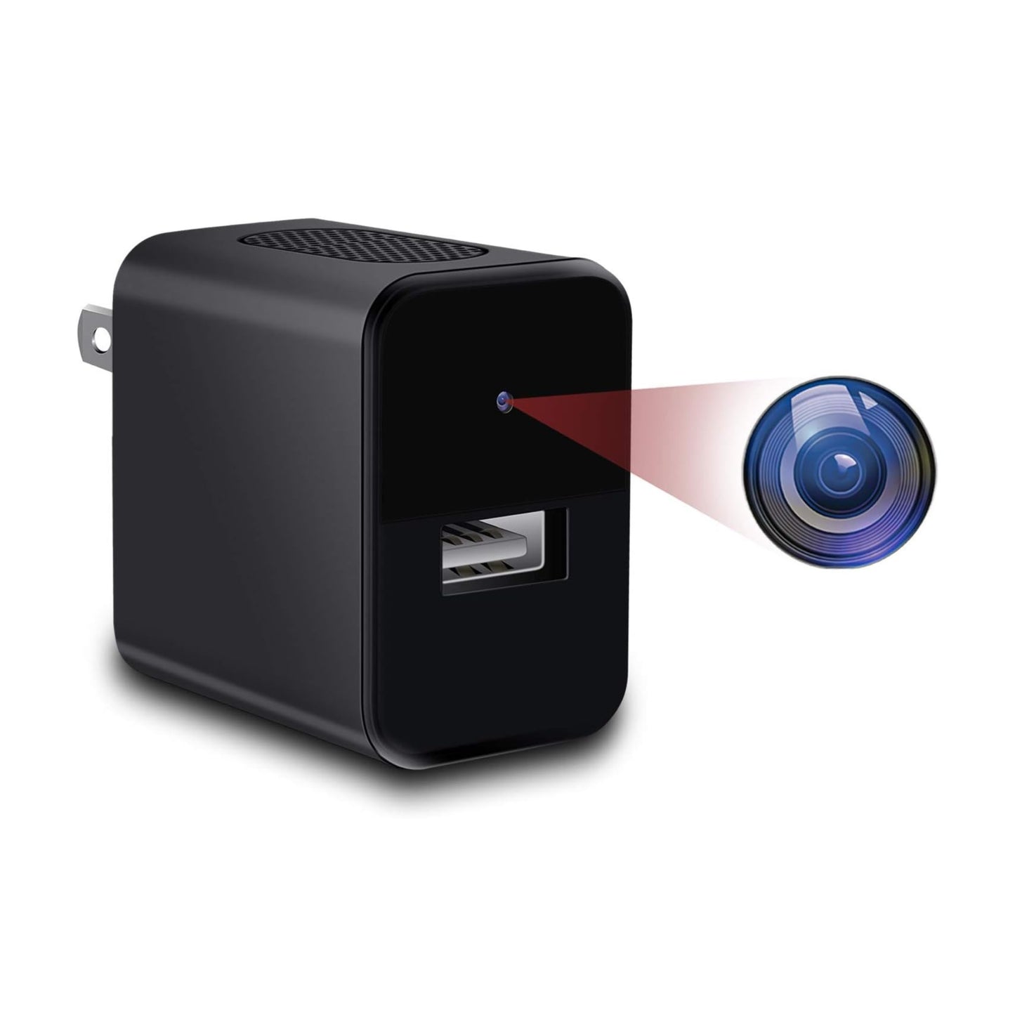 كاميرا تجسس مخفية 32 جيجابايت، شاحن تجسس، كاميرا تجسس صغيرة بدقة 1080 بكسل، شاحن USB، كاميرا تجسس، كاميرا مربية مخفية، كاميرا تجسس مخفية صغيرة، كاميرات مخفية مع كشف الحركة