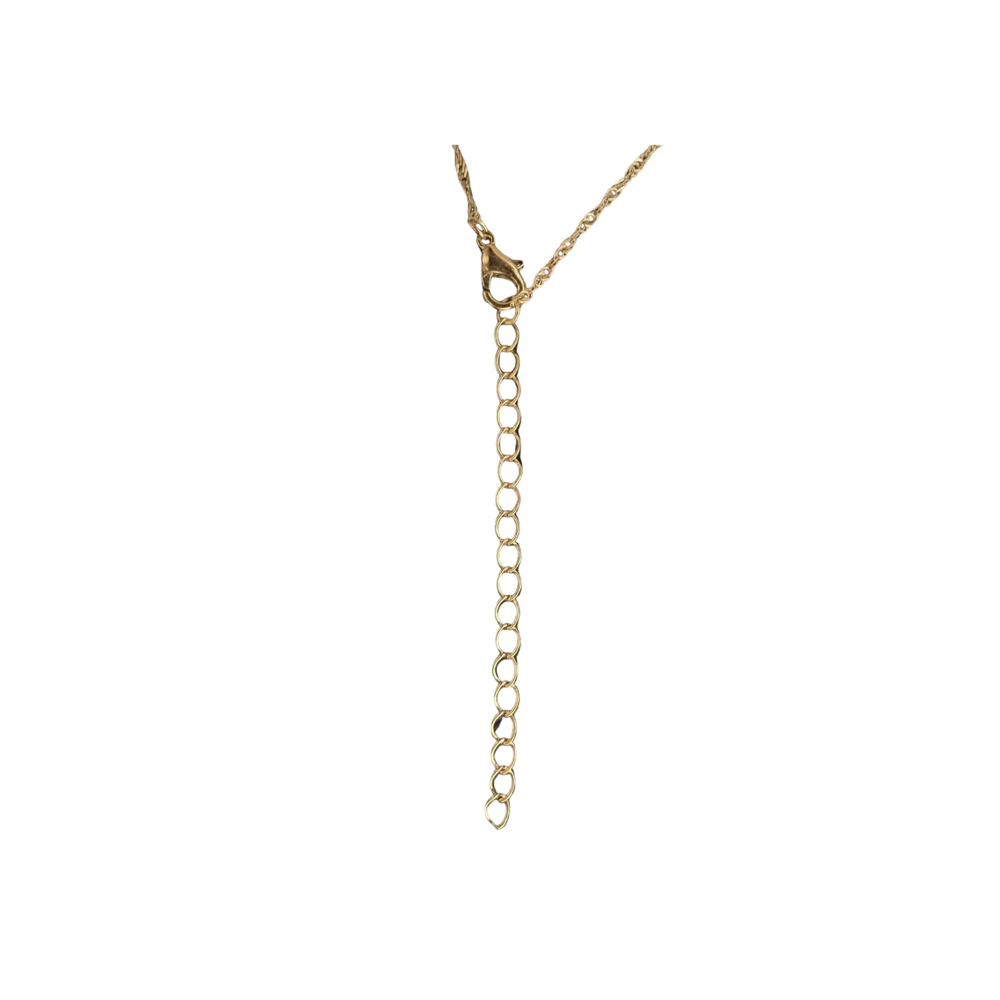 Fresh Rose Flower Plant Pendant Charm Gold Necklace Chain - Women