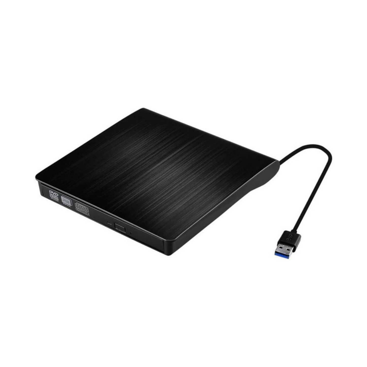 محرك أقراص DVD خارجي من Vlio، محرك أقراص CD DVD +/-RW محمول رفيع بمنفذ USB 3.0، مشغل وناسخ وقارئ ومعيد الكتابة، محرك أقراص DVD بصري لأجهزة Macbook والكمبيوتر المحمول وأجهزة الكمبيوتر المكتبية، وأنظمة التشغيل Windows 7/8/10/XP/Vista/Mac OS