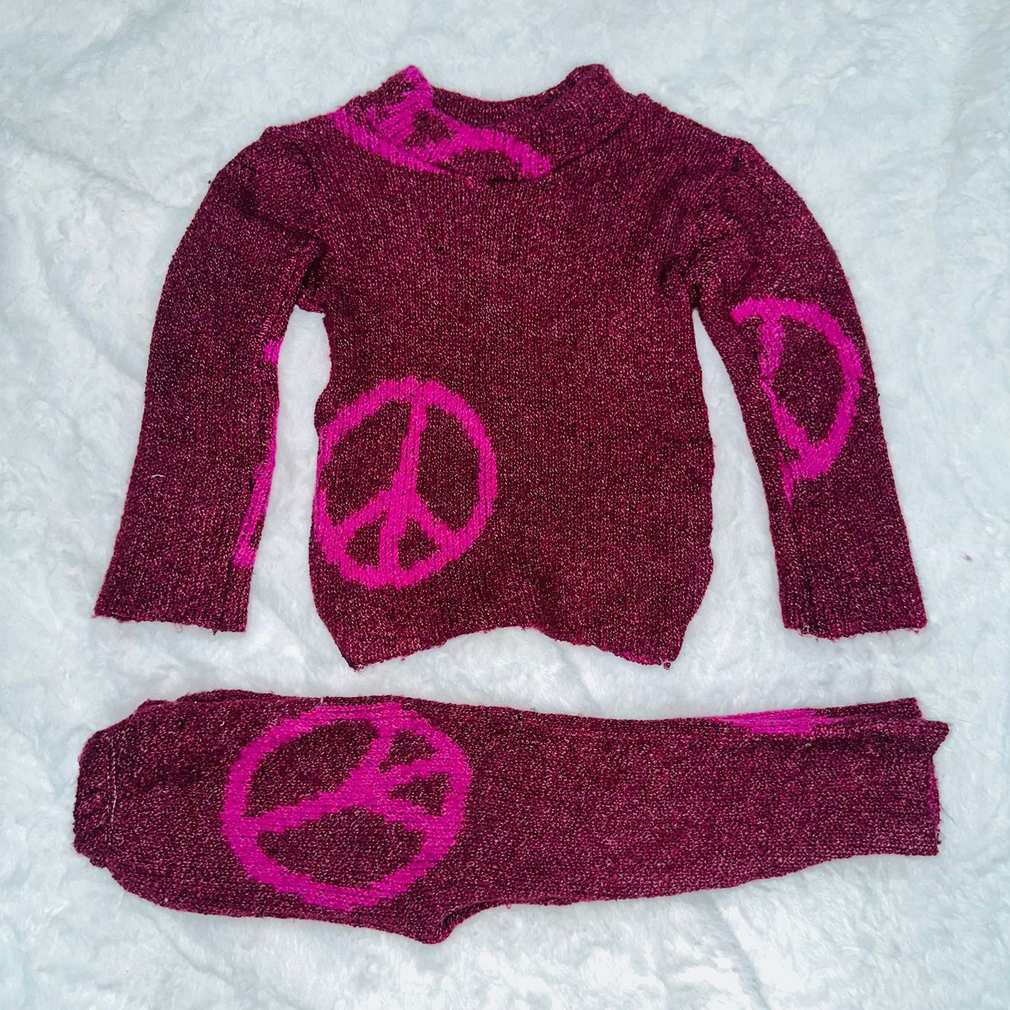 Minime 2024 Winter Suit Boys Sweater Wool Suit Multicolour 1 Year
