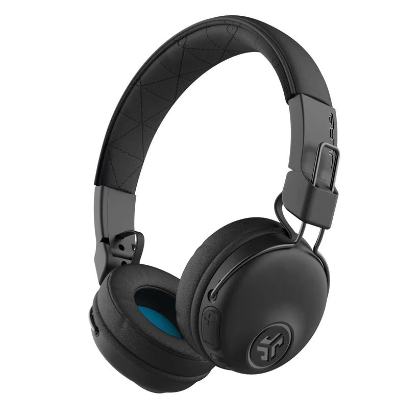 JLab Audio Studio Wireless On-Ear Headphones – Bluetooth, Custom EQ3 Sound, Up to 30+ Hour Playtime, Foldable Design with Built-In Microphone