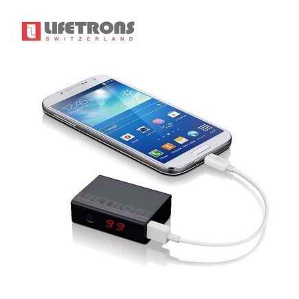 Lifetrons Power Pocket 5200mAh Digital Charger - FG-1037N-BK (BLACK)