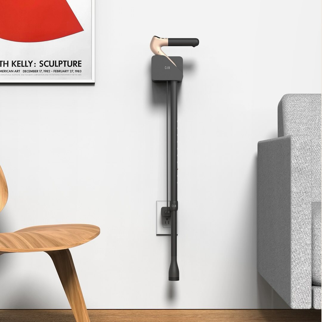 CAN Go™ Smart Cane with Built-in Phone, GPS Locator, LED Flashlight, Activity Tracker, Health Reports, and AI Assistant
