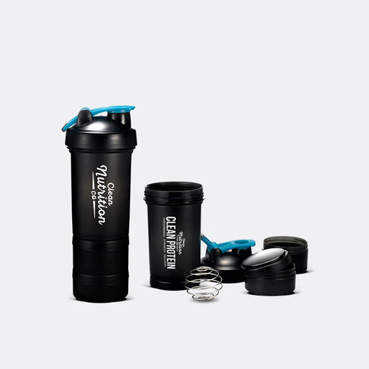 Clean Nutrition Shaker Cup Shaker Bottle | BPA-Free, Leakproof, Easy Mix Protein Shaker with Flip Cap