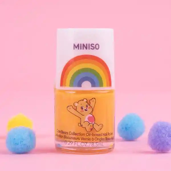 MINISO Water-Based Nail Polish – Non-Toxic, Peel-Off Formula, Quick-Dry, Odor-Free, Safe for Kids & Adults, Long-Lasting Shine, Easy Removal Without Acetone .