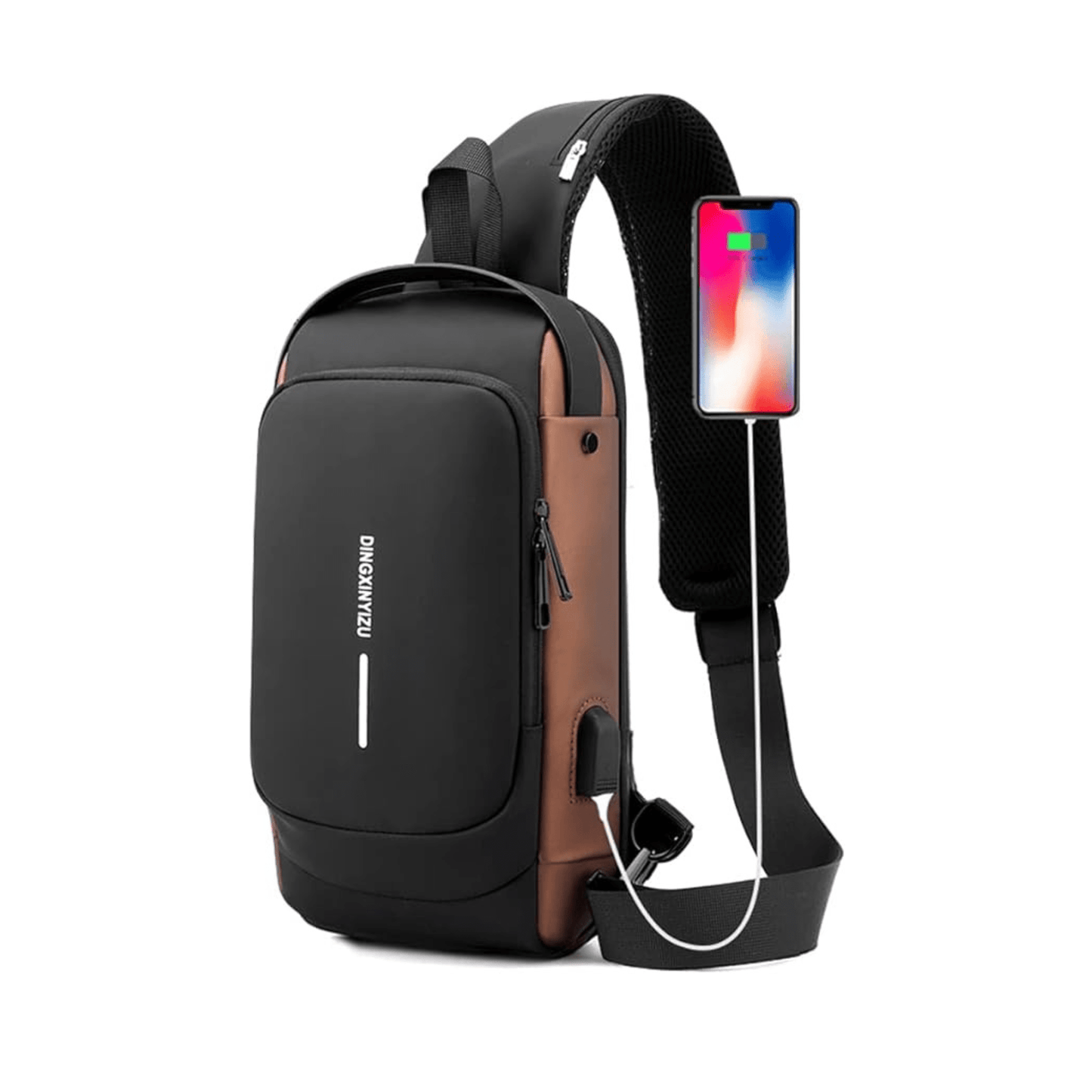 Men's Chest Bag Anti - theft Password Lock Bag Fashion Shoulder - Slung Chest Bag Usb Charging Chest Cross Bag Leisure Travel Shoulder Bag Casual Sports Shoulder Bag - Gulybaba - Genuine products online Marketplace in Pakistan