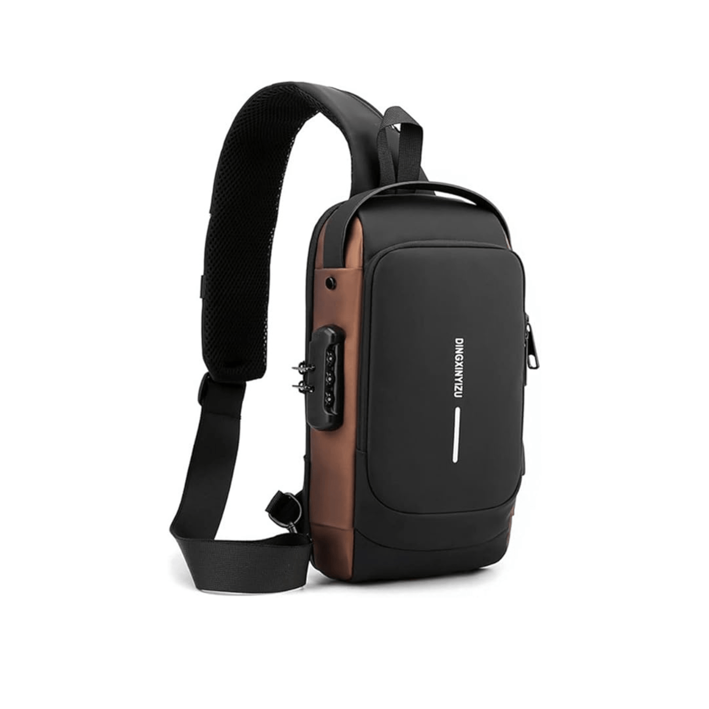 Men's Chest Bag Anti - theft Password Lock Bag Fashion Shoulder - Slung Chest Bag Usb Charging Chest Cross Bag Leisure Travel Shoulder Bag Casual Sports Shoulder Bag - Gulybaba - Genuine products online Marketplace in Pakistan