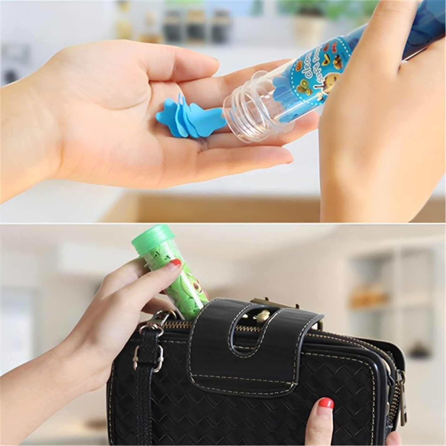 Hugs and Hurts Paper Soap Tube Mixed Fragrances Disposable Mini Soap Petals in Compact Tubes for Hand Wash Personal Hygiene Pack 1