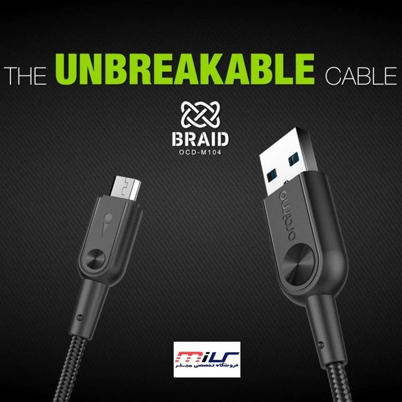 ORAIMO Micro USB Charging and Data Cable Nylon Braided,2A Fast Charging,High Speed,Longer Lifespan,Better Grip, Cable for Samsung, Kindle, Android Smartphones - Gulybaba - Genuine products online Marketplace in Pakistan