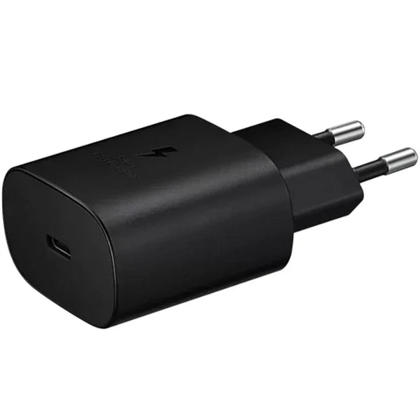 Samsung 25W Adapter Black with Cable Type C to C (2 Pin)