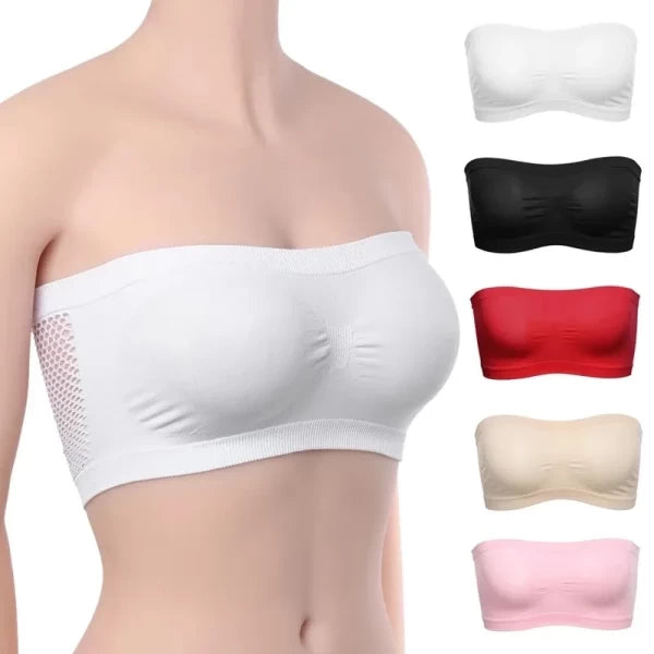 Ladies Non Padded Tube Bras For Women Strapless Bra For Girls Training And Casual Wear Brassiere
