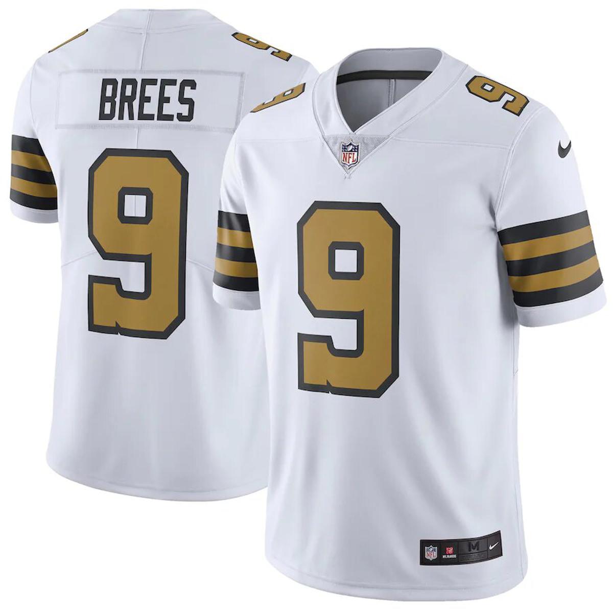 Men's Nike Drew Brees White New Orleans Saints Color Rush Legend Jersey