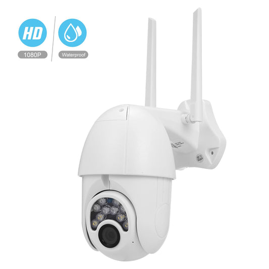 كاميرا مراقبة ذكية V380 تعمل بالواي فاي بدقة 2.0 ميجابكسل، داخلية وخارجية، بدقة عالية 1080 بكسل، ملونة بالكامل، كاميرا مراقبة سريعة القبة