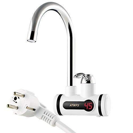 Fast Heat 360 Degree (Lateral Inflow) Rotation Electric Faucet Tap Instant Hot Water Heater LCD Display