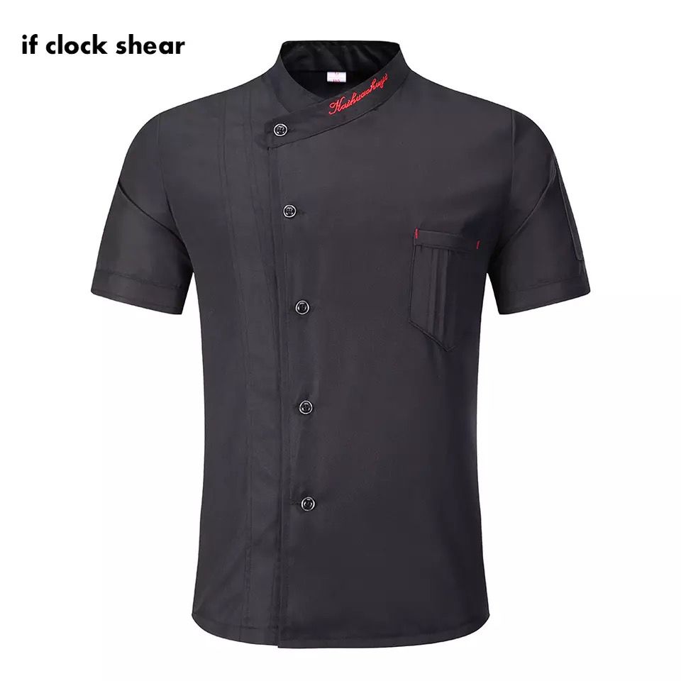 Chefe Jacket Hotel Chefe Uniform (XL) Short Sleeve Mesh Breathable Workwear Catering