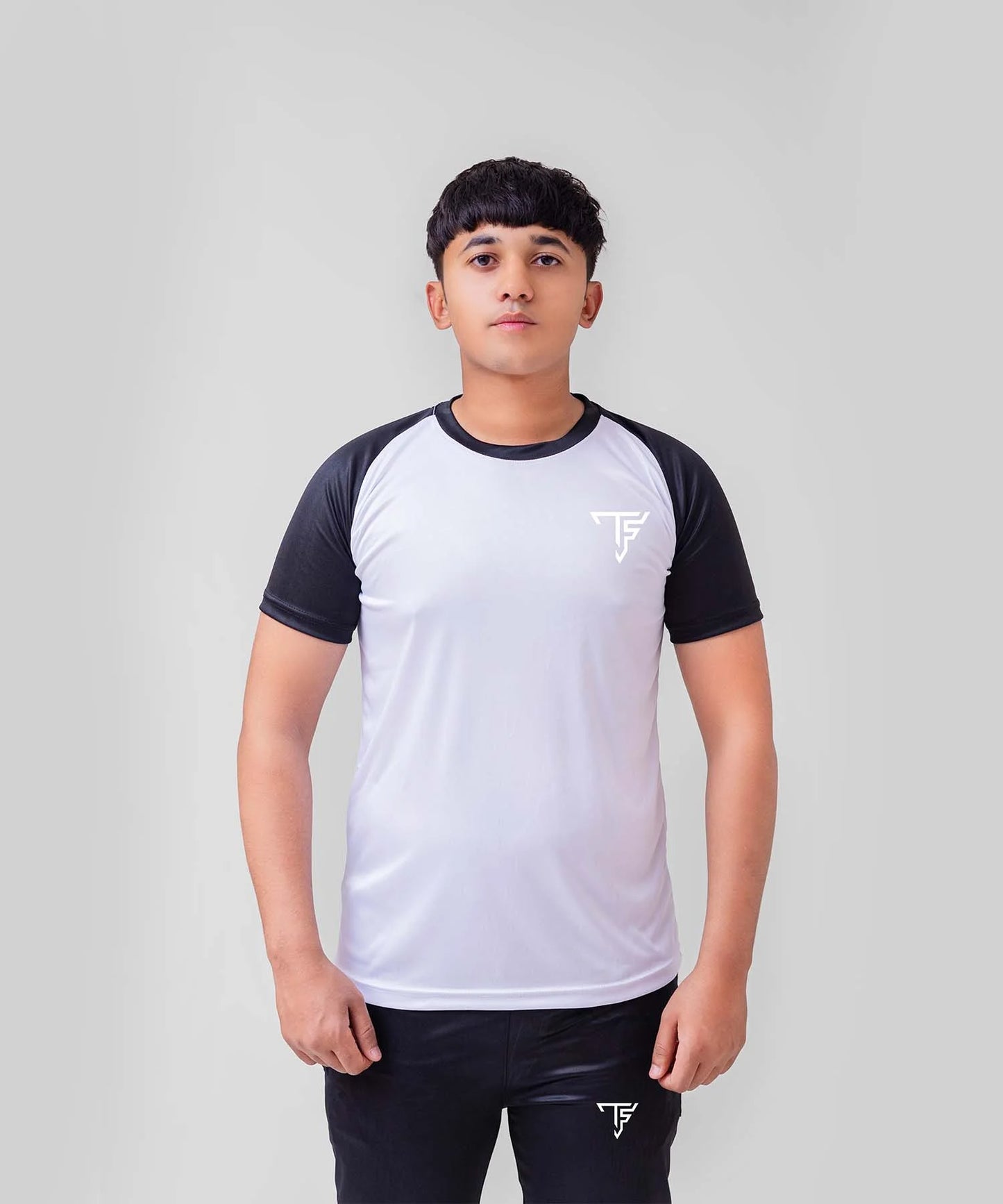 Men’s Premium Black & White Sportswear Tracksuit For Summer