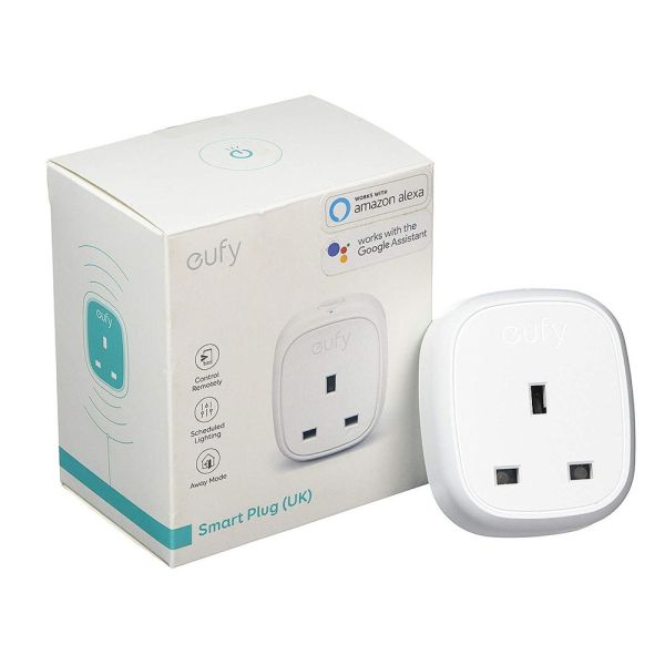 Eufy WiFi Smart Plug with Energy Monitoring, Compatible with Alexa and Google Home, No Hub Required, Control Your Devices from Anywhere 16A