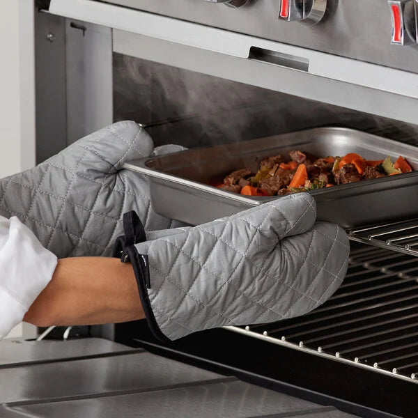 15" Silicone-Coated Oven / Freezer Mitts Temperature Protection