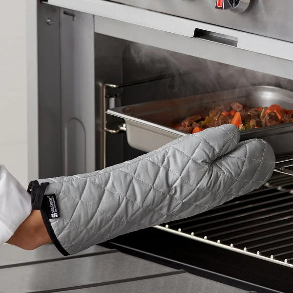 15" Silicone-Coated Oven / Freezer Mitts Temperature Protection