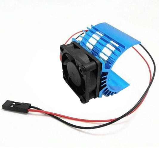 Heat sink with 5V Cooling Fan for 1/10 RC Car 540 550 3650 Size Motor