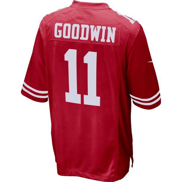 Men's Nike Marquise Goodwin Scarlet San Francisco 49ers Player Game Jersey