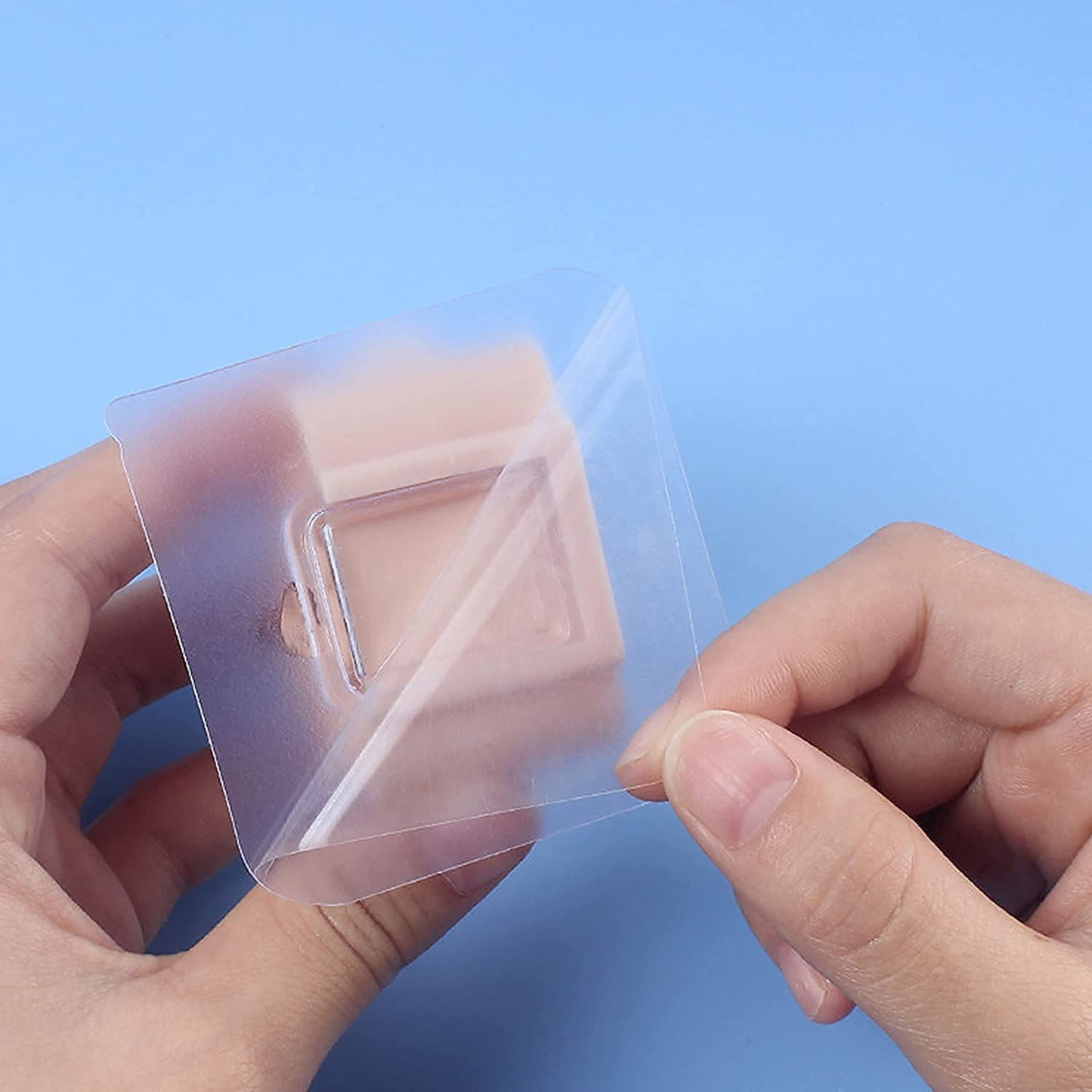 Mop & Broom Holder Wall Mounted, Magic Sticker Series Self Adhesive Broom Organizer Multipurpose Tools Storage Hanging Clip for Kitchen, Bathroom, Laundry Room, 4 PCS, Random Color.