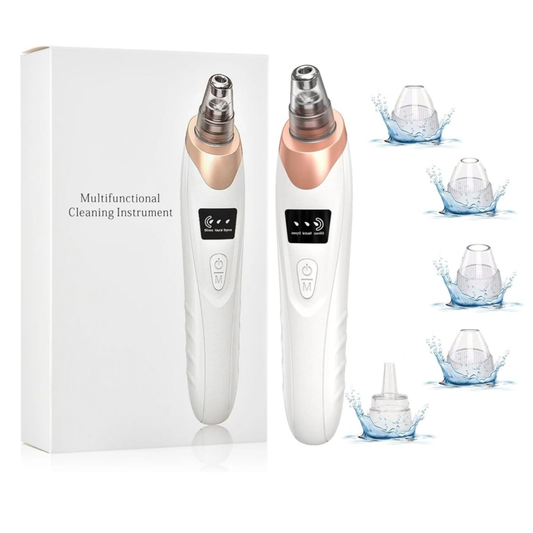 2025 Blackhead Remover Vacuum, Electric BlackHead Vacuum Remover for Face, Wireless Portable All Skin Types for Nose, Face Pore Vacuum with 5 Interchangeable Tips Rechargeable,Suitable for Women/Men