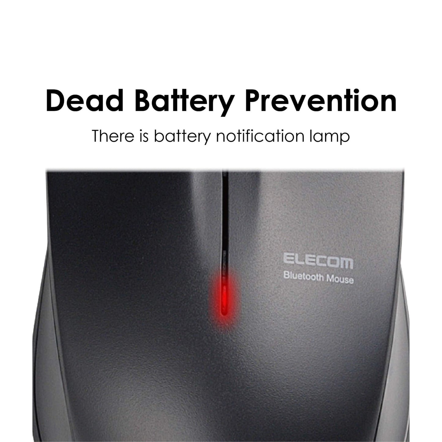 Like A New ELECOM M-BT12BR Bluetooth optical Ambidextrous ‎2.4 GHz 1000dpi Mouse