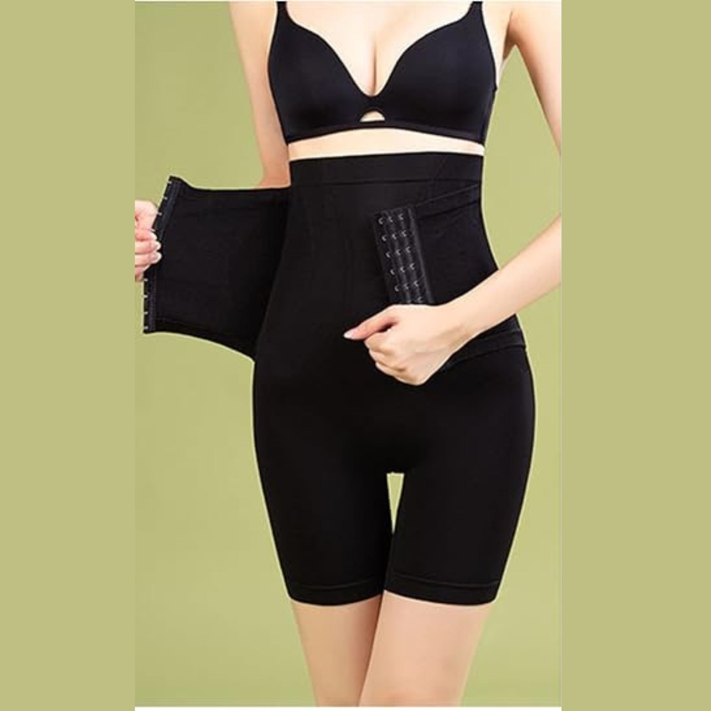 Shapewear Body Shaper for Women Thongs for Women Breasted Pants Bone Anti Curling Honeycomb Body Shaping Belly Retraction Flat Angle Pants Women's Shapewear Black Pants Women Seamless Shapewear Size (M)