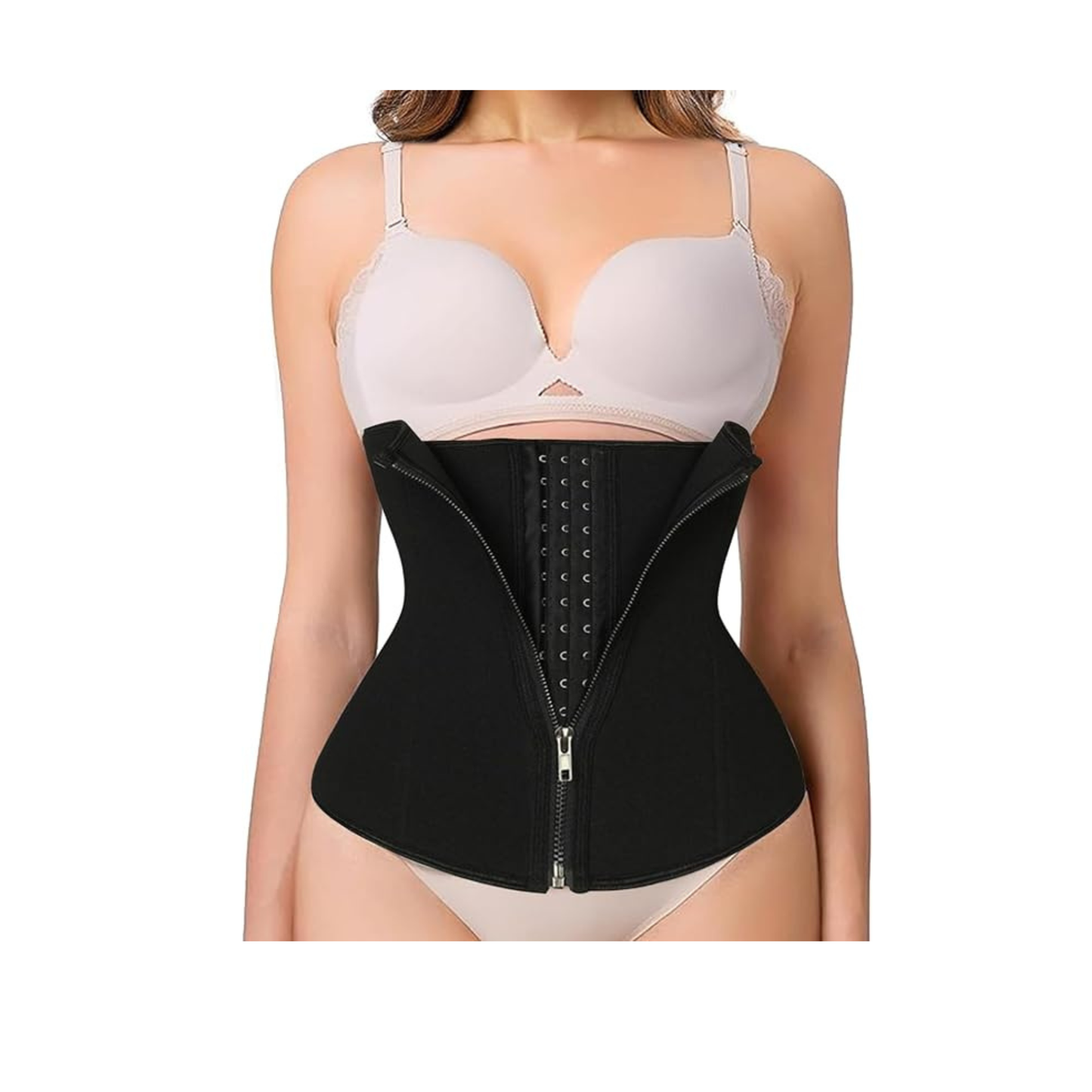 Slimming Tummy Shaper, Women's Slimming Tummy Shaper, Women's Slimming Corset, Body Shaper for Stomach, Waist Trainer, Waist Cincher Waist, L, Black, L