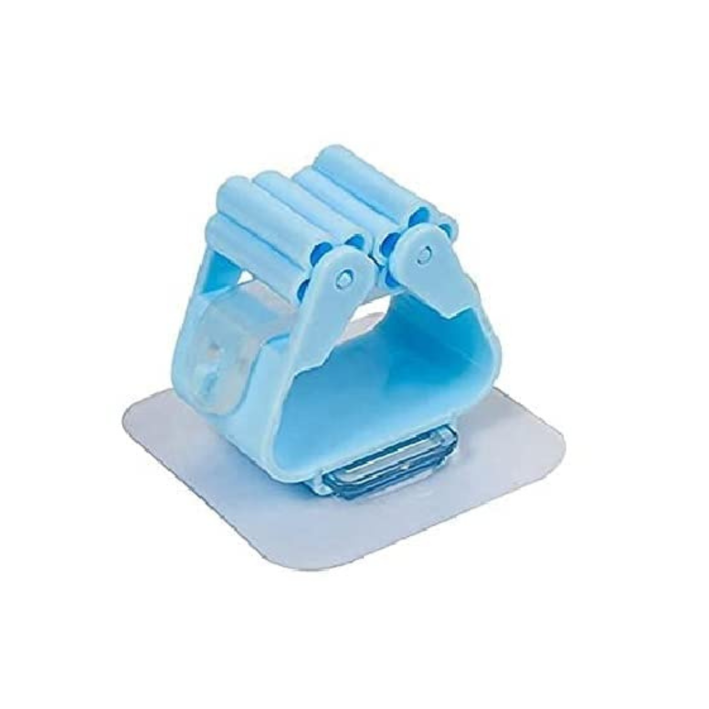 Mop & Broom Holder Wall Mounted, Magic Sticker Series Self Adhesive Broom Organizer Multipurpose Tools Storage Hanging Clip for Kitchen, Bathroom, Laundry Room, 4 PCS, Random Color.