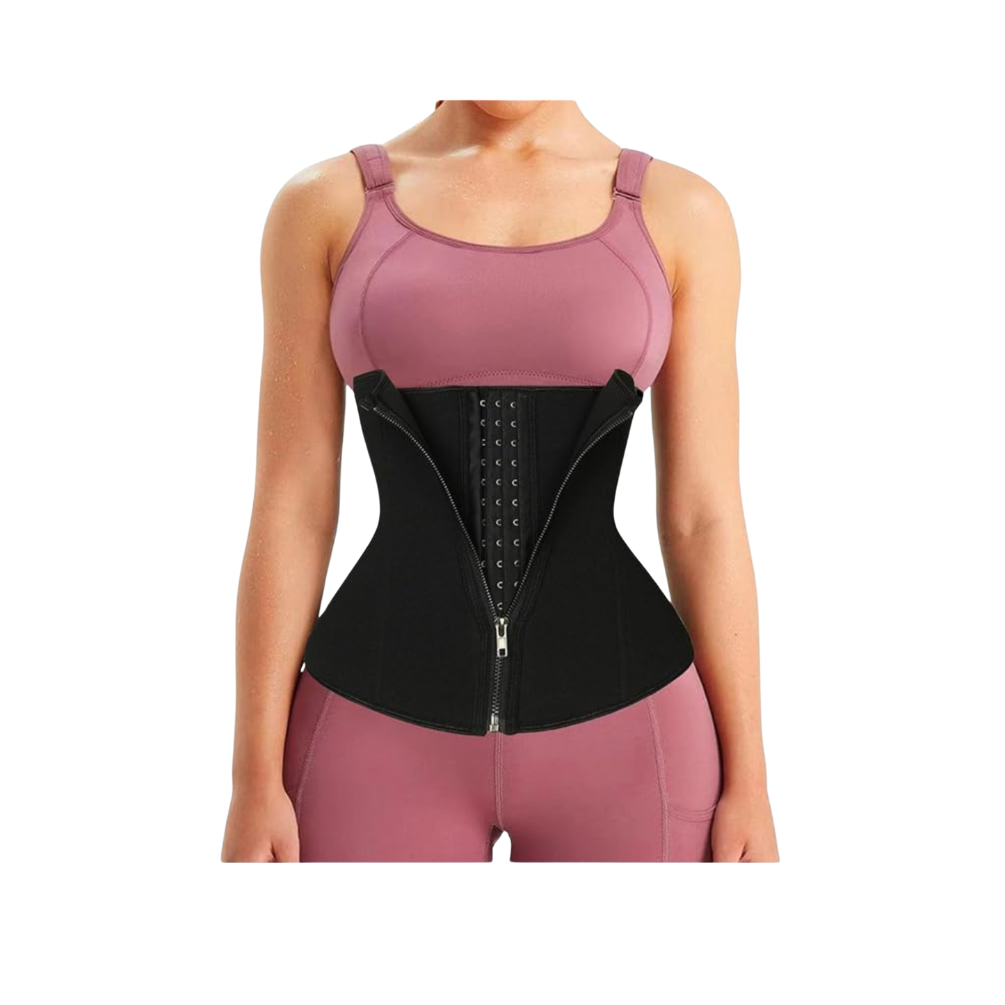 Slimming Tummy Shaper, Women's Slimming Tummy Shaper, Women's Slimming Corset, Body Shaper for Stomach, Waist Trainer, Waist Trainer, Size M, Black, M