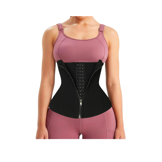 Slimming Tummy Shaper, Women's Slimming Tummy Shaper, Women's Slimming Corset, Body Shaper for Stomach, Waist Trainer, Waist Trainer, Size M, Black, M