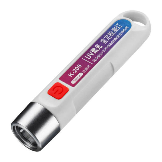 Handheld counterfeit money detector UV LED torch